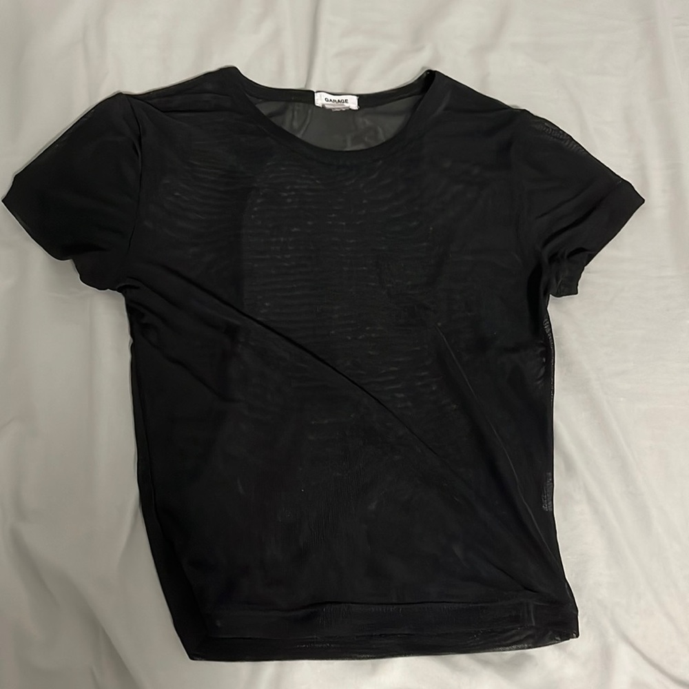 EUC Garage mesh crop top